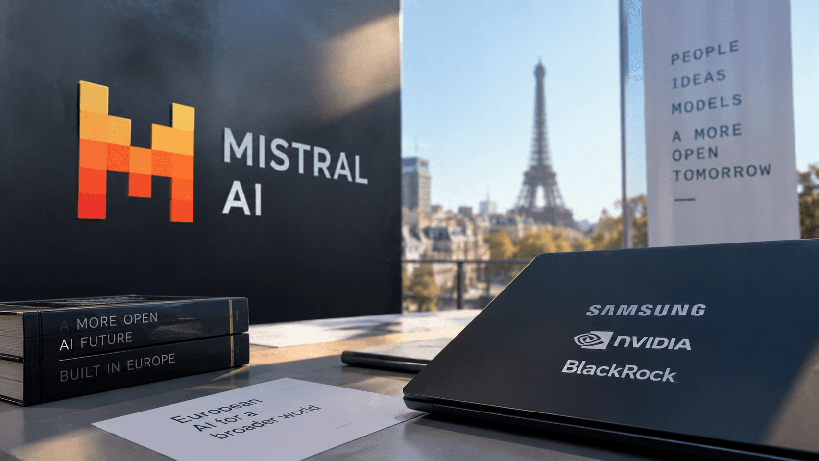 Illustration for article: Mistral AI's Valuation Climbs Past $24 Billion in New Funding Round