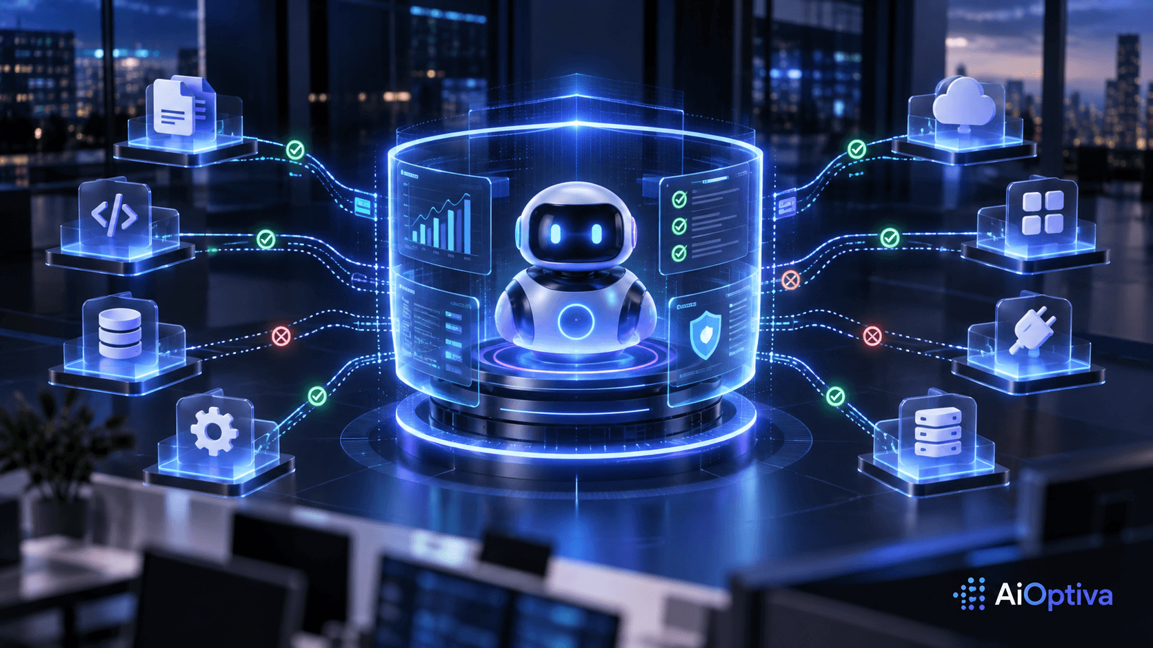Illustration for Cybersecurity article: AI Agent Security Startup AIR Raises $50 Million to Vet Third-Party Skills